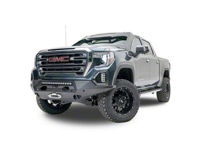 Fab Fours Matrix Front Bumper with No Guard; Bare Steel (19-21 Sierra 1500, Excluding Diesel; 2022 Sierra 1500 Limited, Excluding Diesel)
