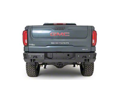 Fab Fours Premium Rear Bumper; Matte Black (19-25 Sierra 1500)