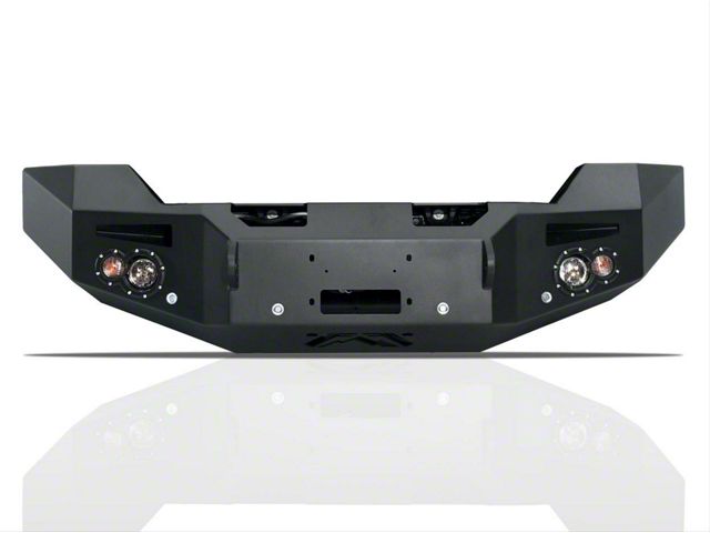 Fab Fours Premium Winch Front Bumper with No Guard; Bare Steel (16-18 Sierra 1500)