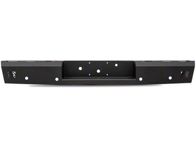 Fab Fours Red Steel Rear Bumper; Matte Black (07-13 Sierra 1500)