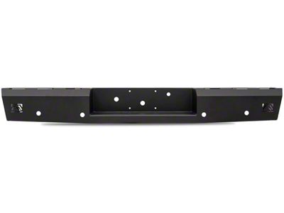 Fab Fours Red Steel Rear Bumper; Matte Black (07-13 Sierra 1500)