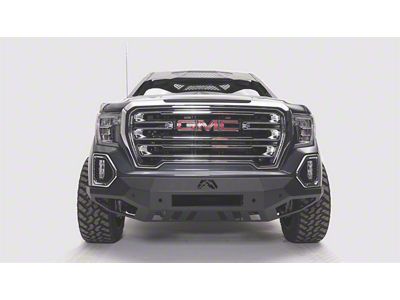 Fab Fours Vengeance Front Bumper with No Guard; Bare Steel (19-21 Sierra 1500, Excluding Diesel; 2022 Sierra 1500 Limited, Excluding Diesel)