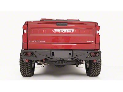 Fab Fours Vengeance Rear Bumper; Matte Black (14-18 Sierra 1500)