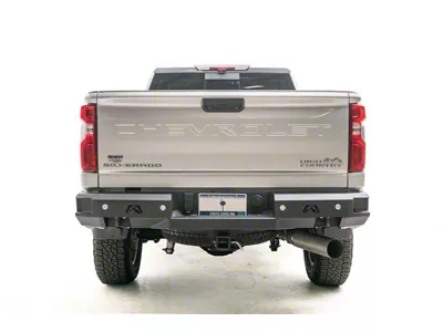 Fab Fours Premium Rear Bumper; Bare Steel (20-24 Sierra 2500 HD)