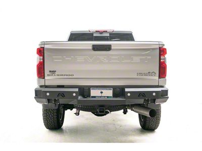 Fab Fours Premium Rear Bumper; Matte Black (20-24 Sierra 2500 HD)