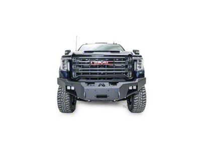 Fab Fours Premium Winch Front Bumper with No Guard; Matte Black (20-23 Sierra 2500 HD)