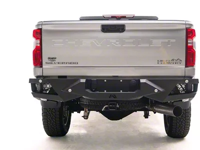 Fab Fours Vengeance Rear Bumper; Bare Steel (20-24 Sierra 2500 HD)