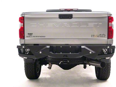 Fab Fours Vengeance Rear Bumper; Matte Black (20-24 Sierra 2500 HD)