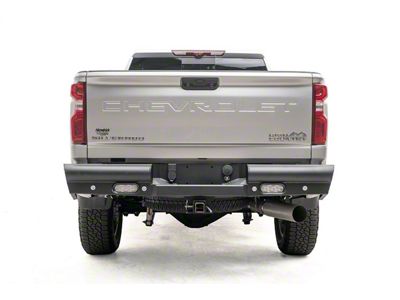 Fab Fours Black Steel Elite Rear Bumper; Matte Black (20-25 Sierra 3500 HD)