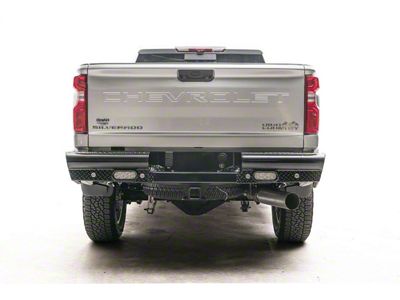 Fab Fours Black Steel Rear Bumper; Matte Black (20-24 Sierra 3500 HD)