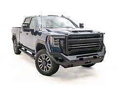 Fab Fours Matrix Front Bumper with Full Guard; Matte Black (20-23 Sierra 3500 HD)