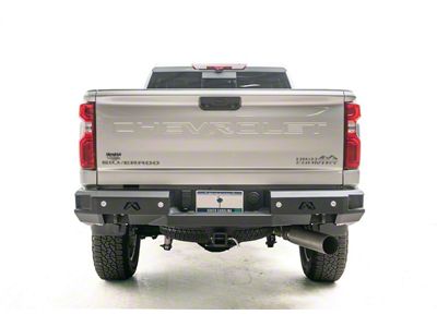 Fab Fours Premium Rear Bumper; Matte Black (20-25 Sierra 3500 HD)