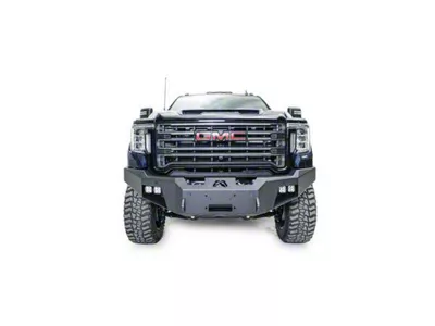Fab Fours Premium Winch Front Bumper with No Guard; Bare Steel (20-23 Sierra 3500 HD)