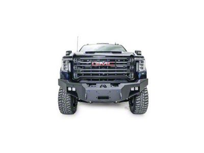 Fab Fours Premium Winch Front Bumper with No Guard; Matte Black (20-23 Sierra 3500 HD)