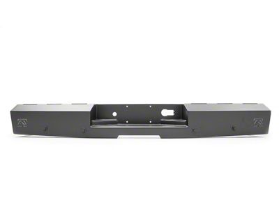 Fab Fours Red Steel Rear Bumper; Matte Black (19-24 Silverado 1500)