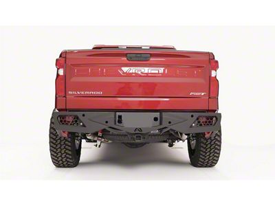 Fab Fours Vengeance Rear Bumper; Matte Black (19-25 Silverado 1500)