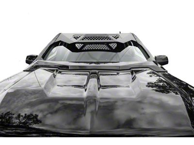 Fab Fours ViCowl Windshield Protector; Bare Steel (16-18 Silverado 1500)