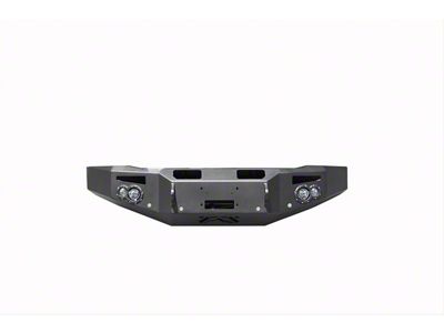 Fab Fours Premium Heavy Duty Winch Front Bumper with No Guard; Pre-Drilled for Front Parking Sensors; Bare Steel (15-19 Silverado 2500 HD)