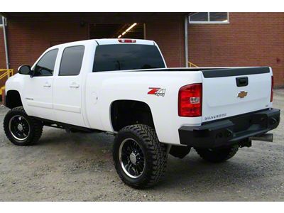 Fab Fours Premium Rear Bumper; Matte Black (11-14 Silverado 2500 HD)