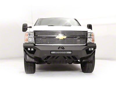 Fab Fours Vengeance Front Bumper with No Guard; Bare Steel (11-14 Silverado 2500 HD)