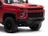 Fab Fours Vengeance Front Bumper with No Guard; Matte Black (20-23 Silverado 2500 HD)