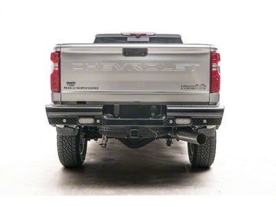 Fab Fours Black Steel Rear Bumper; Matte Black (20-24 Silverado 3500 HD)