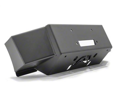 Fab Fours Winch Mount; Matte Black (20-25 Silverado 3500 HD)