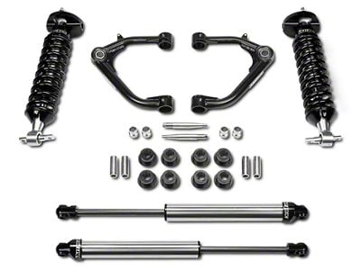 Fabtech 2-Inch Uniball Upper Control Arm System with Dirt Logic Coil-Overs and Shocks (14-18 2WD/4WD Sierra 1500 Double Cab, Crew Cab, Excluding Denali)
