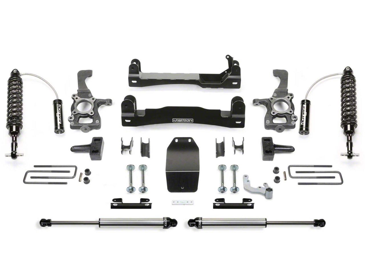 Fabtech F-150 4 in. Performance Lift System w/ Dirt Logic Coilovers T538878 (15-20 4WD F-150 SuperCab, SuperCrew, Excluding Raptor)