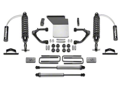 Fabtech 4-Inch Uniball Upper Control Arm System with Dirt Logic Reservoir Coil-Overs and Shocks (07-13 2WD/4WD Sierra 1500 Extended Cab, Crew Cab)