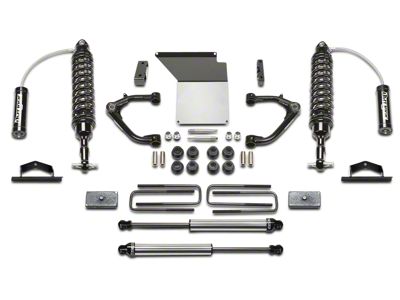 Fabtech 4-Inch Uniball Upper Control Arm System with Dirt Logic Reservoir Coil-Overs and Shocks (14-18 2WD/4WD Silverado 1500 Double Cab, Crew Cab)