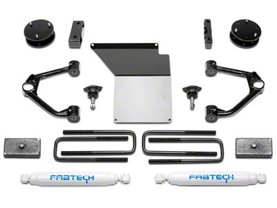 Fabtech 3-Inch Budget Lift Kit with Shocks (07-13 2WD/4WD Sierra 1500)