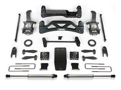 Fabtech 6-Inch Basic Suspension Lift Kit with Front Stock Coil-Over Spacers (04-08 4WD F-150)