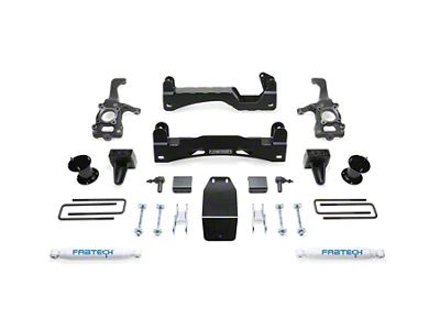 Fabtech 6-Inch Basic Suspension Lift Kit with Stealth Shocks (15-20 4WD F-150 SuperCab, SuperCrew, Excluding Raptor)