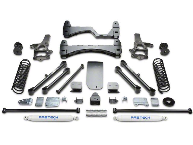 Fabtech 6-Inch Basic Suspension Lift Kit with Shocks (09-12 4WD RAM 1500)