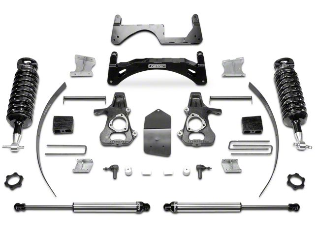 Fabtech 6-Inch Performance Suspension Lift Kit with Dirt Logic 4.0 Coil-Overs and Shocks (14-18 2WD/4WD Sierra 1500 Double Cab, Crew Cab, Excluding Denali)