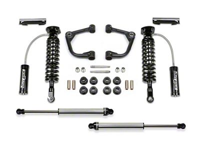 Fabtech 2-Inch Uniball Upper Control Arm System with Dirt Logic Coil-Over Reservoirs and Shocks (21-25 4WD F-150, Excluding Raptor)