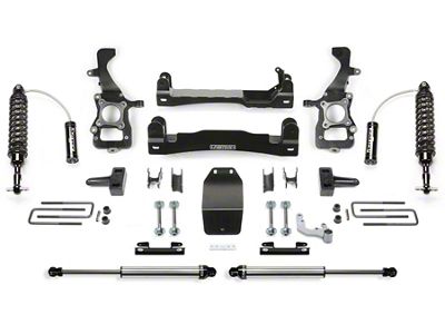 Fabtech 4-Inch Suspension Lift Kit with Front Dirt Logic 2.5 Reservoir Coil-Overs and Rear Dirt Logic 2.25 Shocks (21-25 4WD F-150 SuperCrew w/o CCD System, Excluding PowerBoost, Powerstroke & Raptor)