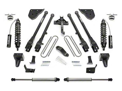 Fabtech 6-Inch 4-Link Suspension Lift Kit with Dirt Logic 2.5 Reservoir Coil-Overs and Dirt Logic Shocks (23-25 4WD 6.7L Powerstroke F-250 Super Duty w/o Onboard Scale System)