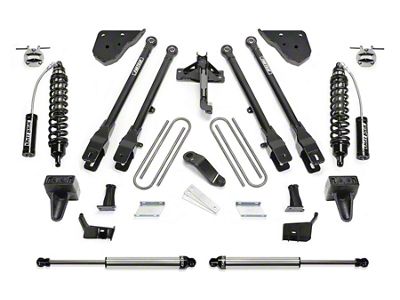 Fabtech 6-Inch 4-Link Suspension Lift Kit with Dirt Logic 2.5 Reservoir Coil-Overs and Dirt Logic Shocks (23-24 4WD 6.7L Powerstroke F-250 Super Duty w/o Onboard Scale System)