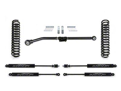 Fabtech 2.50-Inch Basic Suspension Lift Kit with Stealth Shocks (17-22 4WD 6.7L Powerstroke F-350 Super Duty)