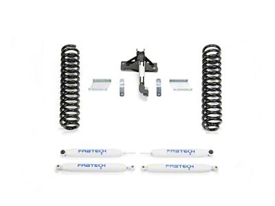 Fabtech 2.50-Inch Budget Suspension Lift Kit with Performance Shocks (17-22 4WD 6.7L Powerstroke F-350 Super Duty)