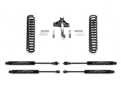 Fabtech 2.50-Inch Budget Suspension Lift Kit with Stealth Shocks (17-22 4WD 6.7L Powerstroke F-350 Super Duty)