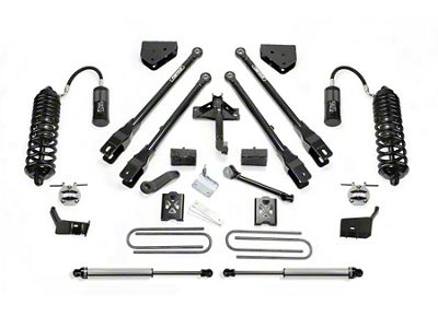 Fabtech 4-Inch 4-Link Suspension Lift Kit with Front Dirt Logic 4.0 Reservoir Coil-Overs and Rear Dirt Logic 2.25 Shocks (11-16 4WD 6.7L Powerstroke F-350 Super Duty SRW)