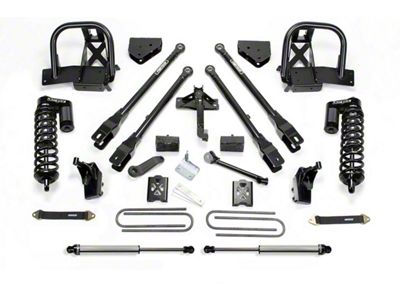 Fabtech 4-Inch 4-Link Suspension Lift Kit with Dirt Logic 4.0 Coil-Overs and Dirt Logic Shocks (11-16 4WD F-350 Super Duty)