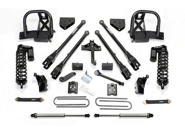 Fabtech 4-Inch 4-Link Suspension Lift Kit with Dirt Logic 4.0 Coil-Overs and Dirt Logic Shocks (11-16 4WD F-350 Super Duty)