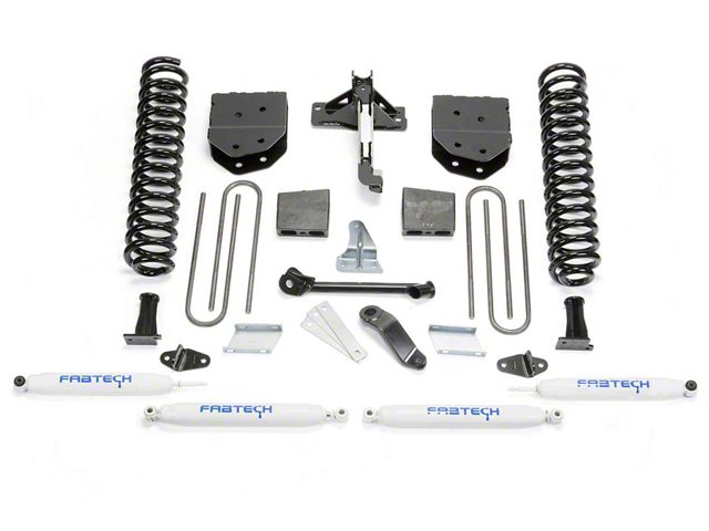 Fabtech 4-Inch Basic Lift Kit with Performance Shocks (11-16 4WD F-350 Super Duty)