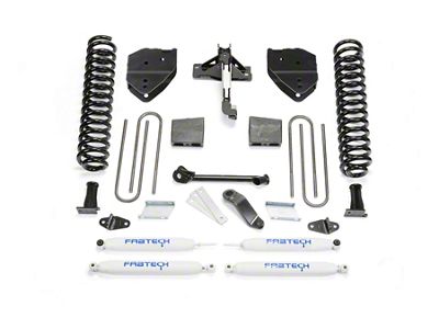 Fabtech 4-Inch Basic Lift Kit with Performance Shocks (17-22 4WD 6.7L Powerstroke F-350 Super Duty)