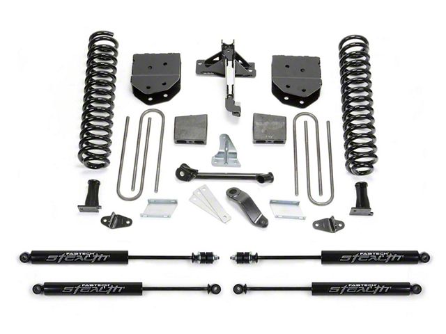 Fabtech 4-Inch Basic Lift Kit with Stealth Shocks (11-16 4WD F-350 Super Duty)