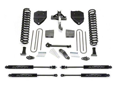 Fabtech 4-Inch Basic Lift Kit with Stealth Shocks (17-22 4WD 6.7L Powerstroke F-350 Super Duty)